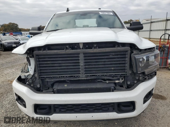 2022 Ram 2500 Big Horn with VIN 3C6UR5DL7NG394759, listed as a Copart auction lot 76831984 with 72,283 mi miles and Salvage Title. Bid and sale history available at carsss.com. Image 5.