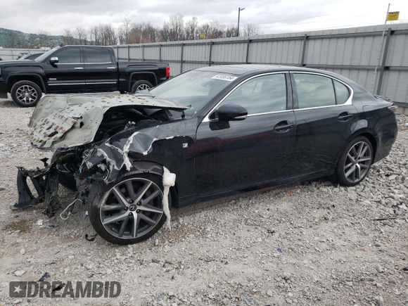 2016 Lexus GS 350 with VIN JTHCZ1BL7GA001603, listed as a Copart auction lot 42006154 with 0 mi miles and Salvage Title. Bid and sale history available at carsss.com. Image 1.