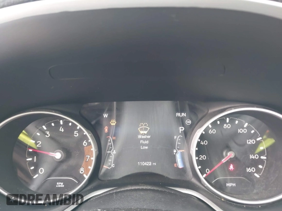 2018 Jeep Compass Sport with VIN 3C4NJCAB0JT250928, listed as a IAAI auction lot 41408079 with 110,422 mi miles. Bid and sale history available at carsss.com. Image 16.
