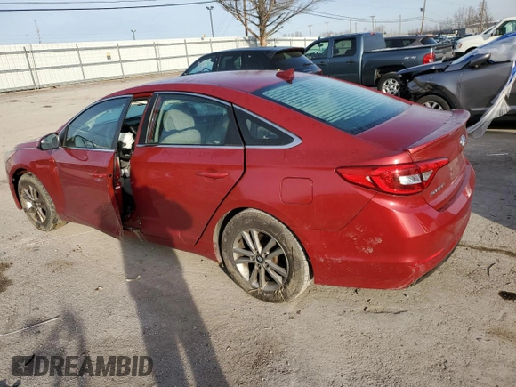 2017 Hyundai Sonata 2.4L with VIN 5NPE24AF7HH512380, listed as a Copart auction lot 84709714 with 161,747 mi miles and Salvage Title. Bid and sale history available at carsss.com. Image 2.