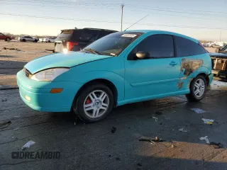 2000 Ford Focus ZX3 with VIN 3FAHP3131YR213601, listed as a Copart auction lot 88597525 with 134,724 mi miles and Salvage title. Bid and sale history available at DreamBid. Image 1.