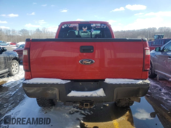 2008 Ford Super Duty F-250 SRW XL with VIN 1FTSX21R28EB41468, listed as a Copart auction lot 45958605 with 145,164 mi miles and Salvage Title. Bid and sale history available at carsss.com. Image 6.