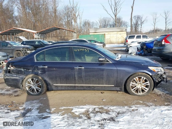 2012 Hyundai Genesis 4.6L with VIN KMHGC4DF5CU207309, listed as a IAAI auction lot 41379737 with 124,992 mi miles. Bid and sale history available at carsss.com. Image 14.