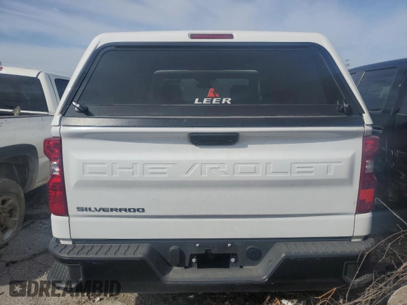 2023 Chevrolet Silverado 1500 Work Truck with VIN 3GCNAAEK4PG355102, listed as a Copart auction lot 48812345 with 72,008 mi miles and Clean Title. Bid and sale history available at carsss.com. Image 10.