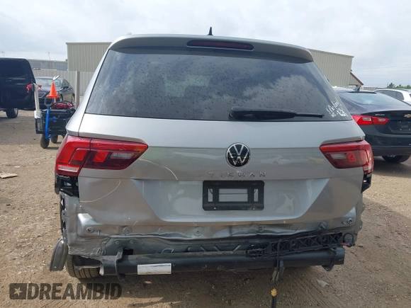 2023 Volkswagen Tiguan S with VIN 3VVRB7AX4PM015440, listed as a IAAI auction lot 42132705 with 37,482 mi miles and . Bid and sale history available at DreamBid. Image 17.