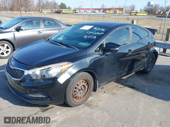 2016 Kia Forte LX with VIN KNAFX4A62G5551606, listed as a IAAI auction lot 41107813 with 201,821 mi miles. Bid and sale history available at carsss.com. Image 17.
