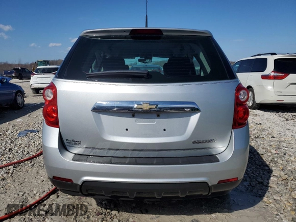 2011 Chevrolet Equinox LS with VIN 2GNALBEC0B1173915, listed as a Copart auction lot 50134825 with 115,278 mi miles and Clean Title. Bid and sale history available at carsss.com. Image 6.