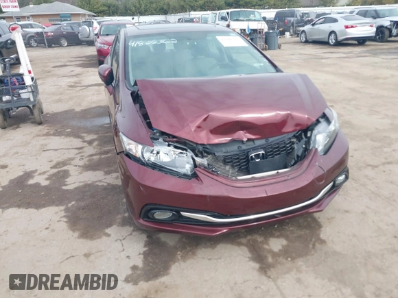 2014 Honda Civic Sedan EX-L with VIN 19XFB2F92EE056896, listed as a IAAI auction lot 41808362 with 88,714 mi miles. Bid and sale history available at carsss.com. Image 1.