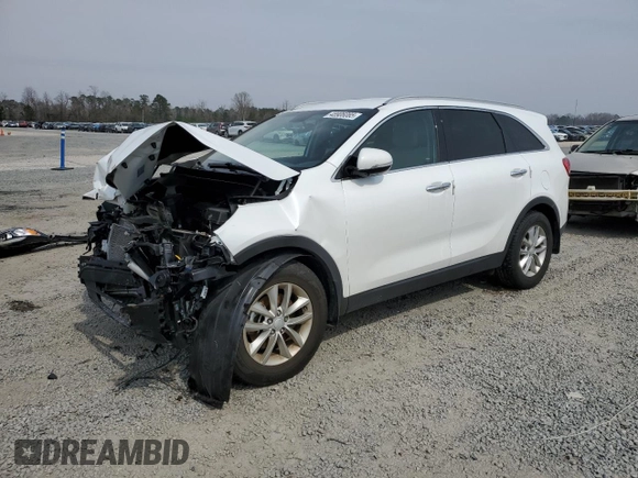 2016 Kia Sorento LX with VIN 5XYPG4A31GG181852, listed as a Copart auction lot 48906085 with 35,413 mi miles and Salvage Title. Bid and sale history available at DreamBid. Image 1.