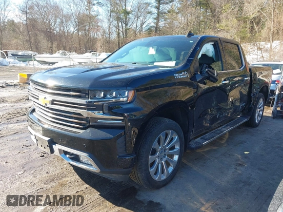 2019 Chevrolet Silverado 1500 High Country with VIN 3GCUYHED5KG176125, listed as a IAAI auction lot 41570074 with 72,801 mi miles. Bid and sale history available at carsss.com. Image 2.