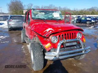 2004 Jeep Wrangler Sport with VIN 1J4FA49S64P802627, listed as a IAAI auction lot 41641750 with 80,849 mi miles. Bid and sale history available at carsss.com. Image 1.