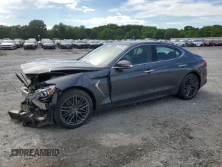 2019 Genesis G70 Advanced with VIN KMTG34LA2KU030213, listed as a Copart auction lot 57126525 with 102,421 mi miles and Salvage title. Bid and sale history available at DreamBid. Image 1.