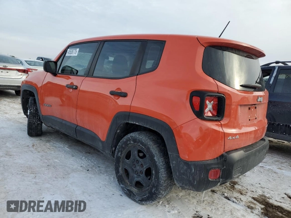 2015 Jeep Renegade Sport with VIN ZACCJBAT9FPB85750, listed as a Copart auction lot 45538775 with 134,812 mi miles and Salvage Title. Bid and sale history available at DreamBid. Image 2.