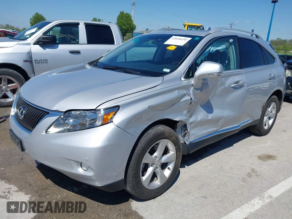 2011 Lexus RX 350 with VIN 2T2BK1BA2BC116125, listed as a IAAI auction lot 42038250 with 76,346 mi miles and . Bid and sale history available at DreamBid. Image 2.