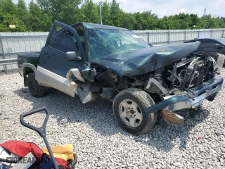 2006 Chevrolet Silverado 1500 LT1 with VIN 1GCEK19B46Z138428, listed as a Copart auction lot 79273323 with 0 mi miles and Salvage Title. Bid and sale history available at carsss.com. Image 4.