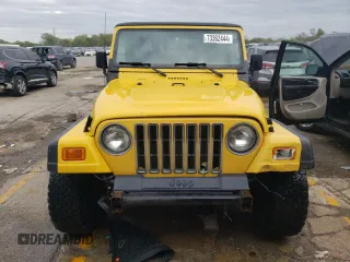 2001 Jeep Wrangler SE with VIN 1J4FA29P21P317171, listed as a Copart auction lot 73362444 with 150,382 mi miles and Salvage Title. Bid and sale history available at carsss.com. Image 5.