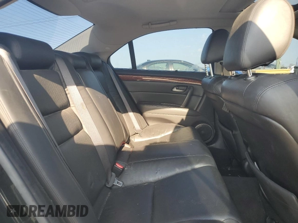 2009 Acura RL Tech Pkg with VIN JH4KB266X9C001760, listed as a Copart auction lot 52303615 with 232,253 mi miles and Salvage Title. Bid and sale history available at carsss.com. Image 10.