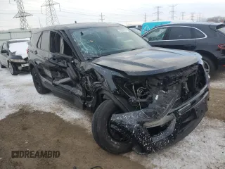 2020 Ford Police Interceptor Utility z VIN 1FM5K8AB9LGA97902, wystawiony jako Copart lot #45096225 z przebiegiem 93 845 mil mil oraz Szkody całkowita. Historia ofert i sprzedaży dostępna na DreamBid. Obrazek 4.