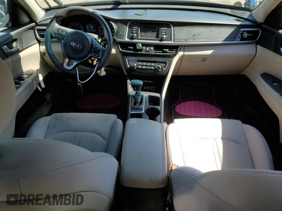 2017 Kia Optima LX with VIN 5XXGT4L3XHG152638, listed as a Copart auction lot 52545065 with 109,006 mi miles and Salvage title. Bid and sale history available at DreamBid. Image 8.