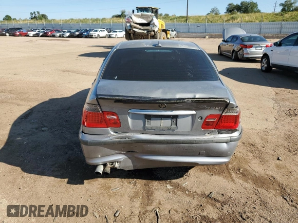 2004 BMW 3 Series 330i with VIN WBAEV534X4KM36171, listed as a Copart auction lot 70062864 with 0 mi miles and Non Repairable. Bid and sale history available at carsss.com. Image 6.