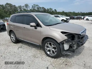 2015 Subaru Forester Touring with VIN JF2SJAUC6FH827254, listed as a Copart auction lot 53265125 with 110,741 mi miles and Salvage title. Bid and sale history available at DreamBid. Image 4.