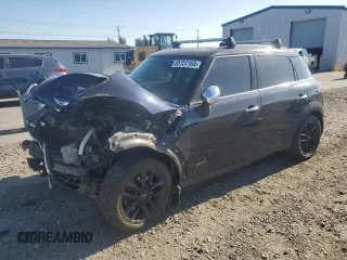 2013 MINI Countryman S ALL4 z VIN WMWZC5C52DWM16196, wystawiony jako Copart lot #65157165 z przebiegiem Nie podano mil oraz Szkoda całkowita • Salvage title. Historia ofert i sprzedaży dostępna na DreamBid. Obrazek 1.