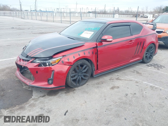 2016 Scion tC with VIN JTKJF5C74GJ026588, listed as a IAAI auction lot 41582253 with 74,023 mi miles. Bid and sale history available at carsss.com. Image 17.