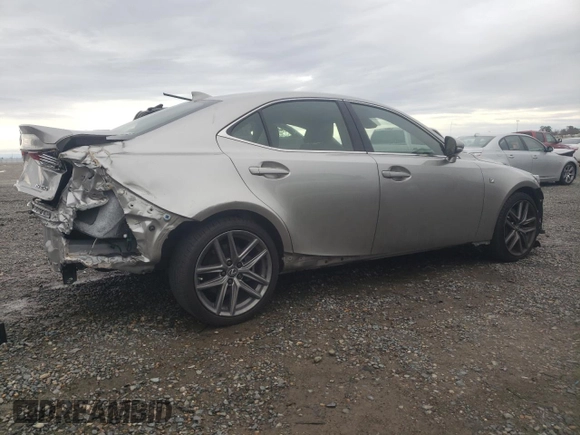 2020 Lexus IS 350 F Sport with VIN JTHGZ1B20L5037077, listed as a Copart auction lot 43649795 with 42,944 mi miles and Salvage title. Bid and sale history available at DreamBid. Image 3.