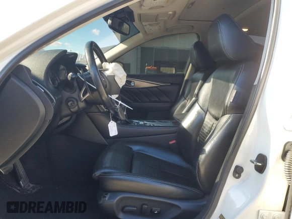 2017 Infiniti Q50 3.0t Sport with VIN JN1EV7AR6HM834858, listed as a Copart auction lot 88754935 with 144,118 mi miles and Salvage Title. Bid and sale history available at carsss.com. Image 7.