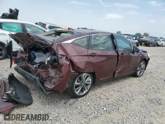 2018 Honda Clarity Plug-In Hybrid with VIN JHMZC5F1XJC023439, listed as a Copart auction lot 64273354 with 0 mi miles and Salvage Title. Bid and sale history available at carsss.com. Image 3.
