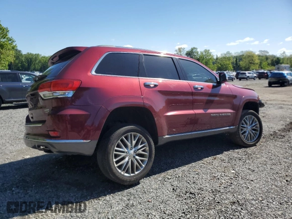 2018 Jeep Grand Cherokee Summit with VIN 1C4RJFJT0JC344430, listed as a Copart auction lot 58099905 with 109,089 mi miles and Salvage title. Bid and sale history available at DreamBid. Image 3.
