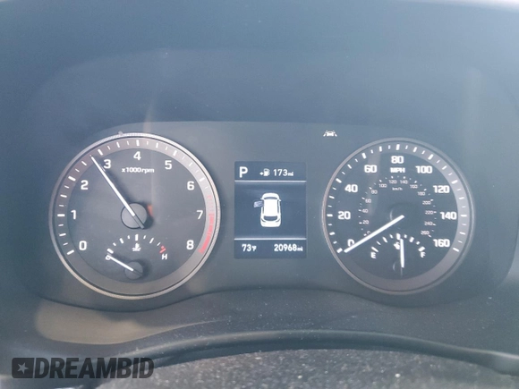 2020 Hyundai Tucson SEL z VIN KM8J33AL4LU204766, wystawiony jako Copart lot #51225535 z przebiegiem 20 968 mil mil oraz Nie do naprawy • Non repairable. Historia ofert i sprzedaży dostępna na DreamBid. Obrazek 9.