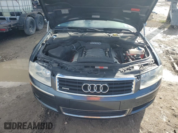 2004 Audi A8 L with VIN WAUML44E84N004731, listed as a Copart auction lot 85649384 with 60,503 mi miles and Salvage Title. Bid and sale history available at carsss.com. Image 11.