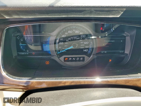 2015 Ford Taurus Limited with VIN 1FAHP2F85FG192190, listed as a Copart auction lot 62029705 with 11,580 mi miles and Salvage title. Bid and sale history available at DreamBid. Image 9.
