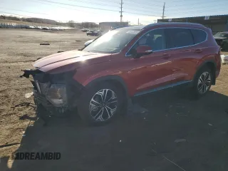 2020 Hyundai Santa Fe Limited with VIN 5NMS5CAA4LH223553, listed as a Copart auction lot 49643985 with 37,574 mi miles and Salvage Title. Bid and sale history available at carsss.com. Image 1.