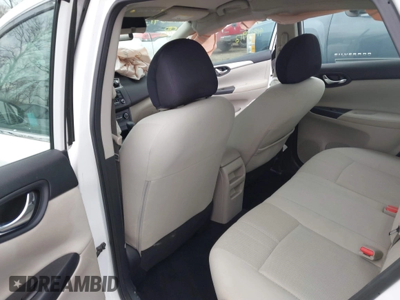 2017 Nissan Sentra SV with VIN 3N1AB7AP9HY312390, listed as a IAAI auction lot 41723913 with 119,391 mi miles. Bid and sale history available at carsss.com. Image 8.