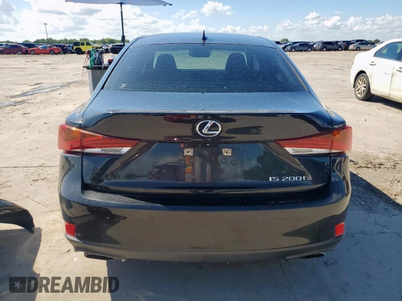 2017 Lexus IS 200t with VIN JTHBA1D24H5039369, listed as a Copart auction lot 62643755 with 135,171 mi miles and Salvage title. Bid and sale history available at DreamBid. Image 6.
