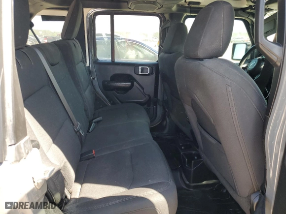 2020 Jeep Wrangler Unlimited Sport S with VIN 1C4HJXDG3LW117301, listed as a Copart auction lot 52571555 with 70,167 mi miles and Salvage Title. Bid and sale history available at carsss.com. Image 11.