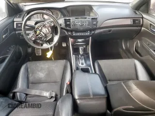2016 Honda Accord Sport with VIN 1HGCR2F52GA033606, listed as a Copart auction lot 62318775 with 368,233 mi miles and Salvage title. Bid and sale history available at DreamBid. Image 8.