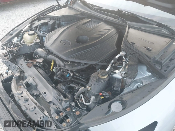 2016 Infiniti Q50 2.0t Premium with VIN JN1CV7AR3GM250973, listed as a IAAI auction lot 41099907 with 115,173 mi miles. Bid and sale history available at carsss.com. Image 10.
