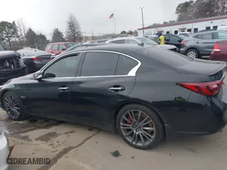 2018 Infiniti Q50 RED SPORT 400 with VIN JN1FV7APXJM460621, listed as a IAAI auction lot 41624211 with 56,513 mi miles. Bid and sale history available at carsss.com. Image 13.