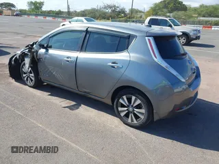 2016 Nissan LEAF SV with VIN 1N4BZ0CP5GC300090, listed as a IAAI auction lot 41896742 with 66,529 mi miles. Bid and sale history available at carsss.com. Image 3.