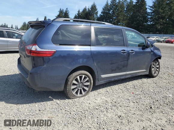 2019 Toyota Sienna XLE z VIN 5TDDZ3DCXKS220274, wystawiony jako Copart lot #55790615 z przebiegiem 98 227 mil mil oraz Szkoda całkowita • Salvage title. Historia ofert i sprzedaży dostępna na DreamBid. Obrazek 3.