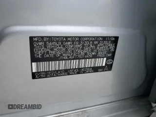 2007 Lexus LS 460 with VIN JTHBL46F175014438, listed as a Copart auction lot 62513655 with 128,213 mi miles and Salvage title. Bid and sale history available at DreamBid. Image 12.