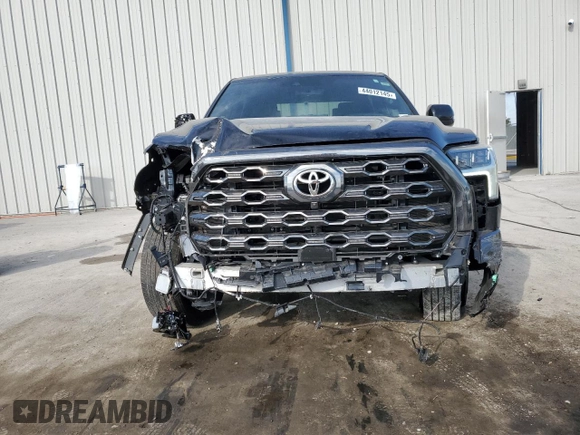 2023 Toyota Tundra 2WD Platinum with VIN 5TFNA5AB0PX026342, listed as a Copart auction lot 44012145 with 34,550 mi miles and Salvage Title. Bid and sale history available at carsss.com. Image 5.