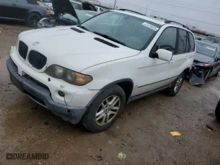 2004 BMW X5 3.0i with VIN 5UXFA13594LU24509, listed as a Copart auction lot 47478335 with 178,647 mi miles and Salvage Title. Bid and sale history available at carsss.com. Image 1.