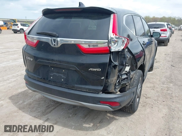 2018 Honda CR-V EX with VIN 7FARW2H58JE026967, listed as a IAAI auction lot 42129475 with 106,477 mi miles and . Bid and sale history available at DreamBid. Image 4.