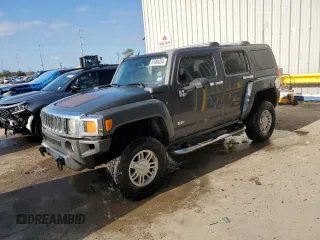 2009 Hummer H3 SUV Luxury with VIN 5GTEN13E098101728, listed as a Copart auction lot 87084234 with 284,893 mi miles and Salvage Title. Bid and sale history available at carsss.com. Image 1.