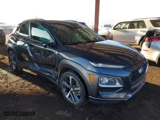 2018 Hyundai Kona Ultimate with VIN KM8K53A51JU097785, listed as a IAAI auction lot 41311804 with 94,446 mi miles. Bid and sale history available at carsss.com. Image 1.