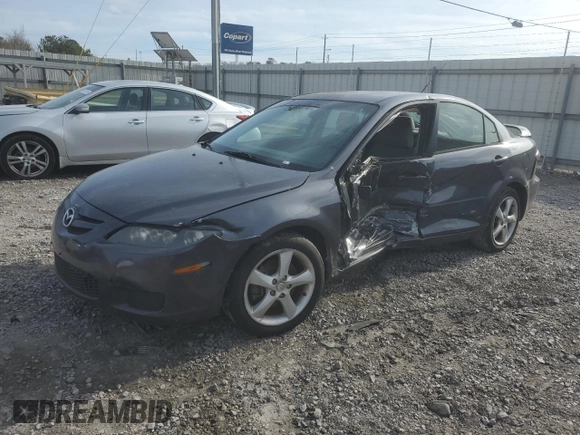 2007 Mazda 6 i Sport VE with VIN 1YVHP84C375M49651, listed as a Copart auction lot 42768905 with 187,823 mi miles and Salvage Title. Bid and sale history available at DreamBid. Image 1.